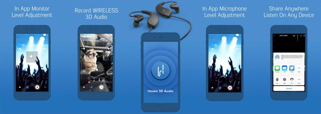 3d audio app hooke