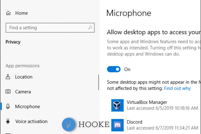 Apps can Access Your Microphone