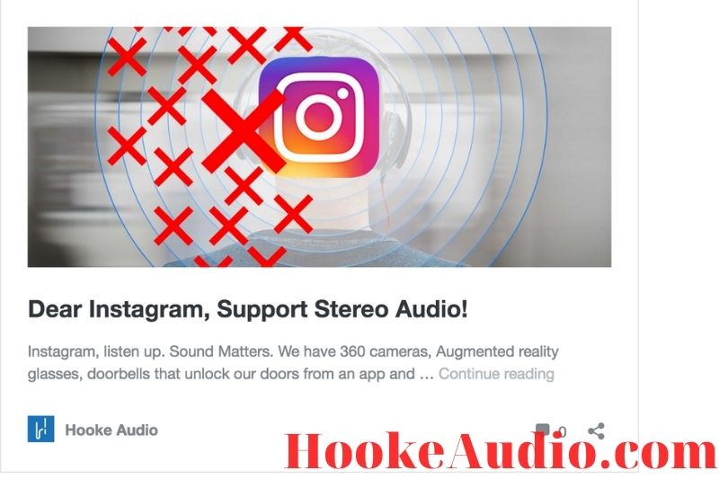 Instagram Stereo Audio