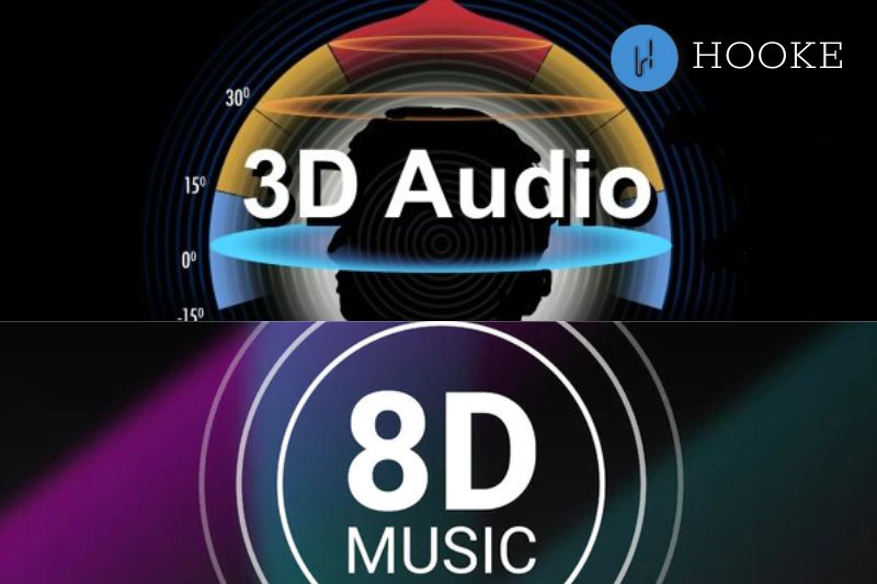 What is the difference between 3D and 8D sounds
