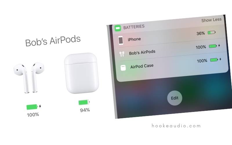 airpods battery level