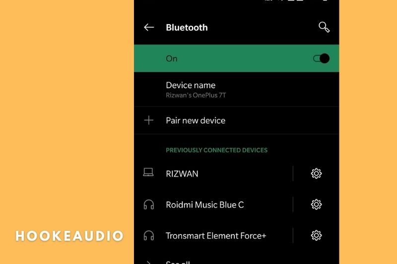 1. Navigate to Settings Bluetooth Connections