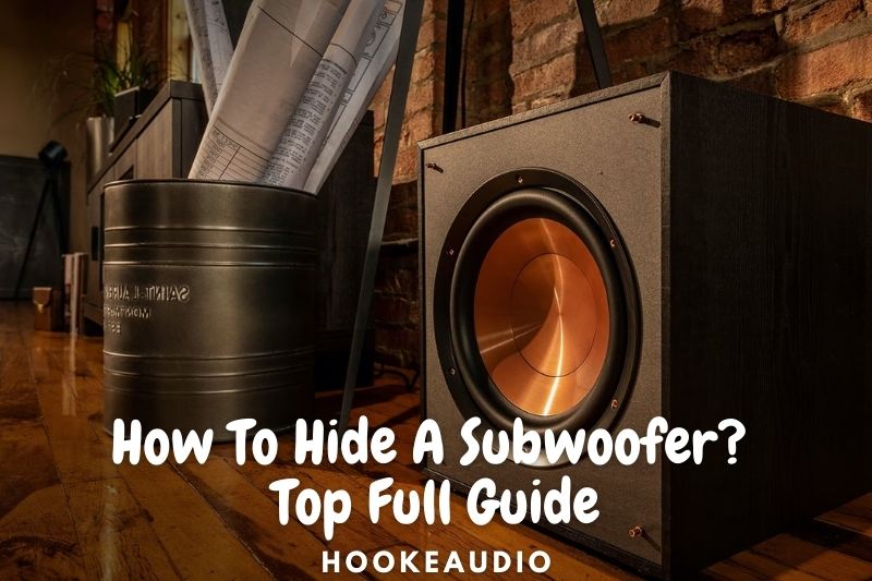 how to hide subwoofer in living room