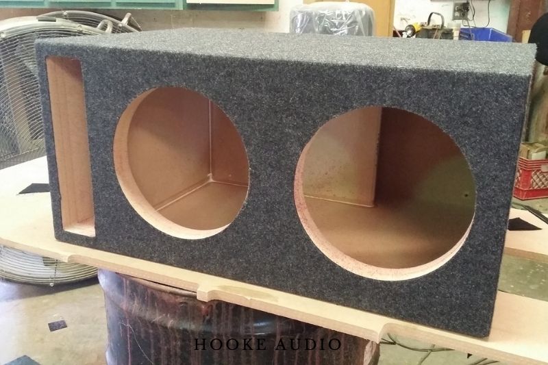 Speaker enclosure box carpet