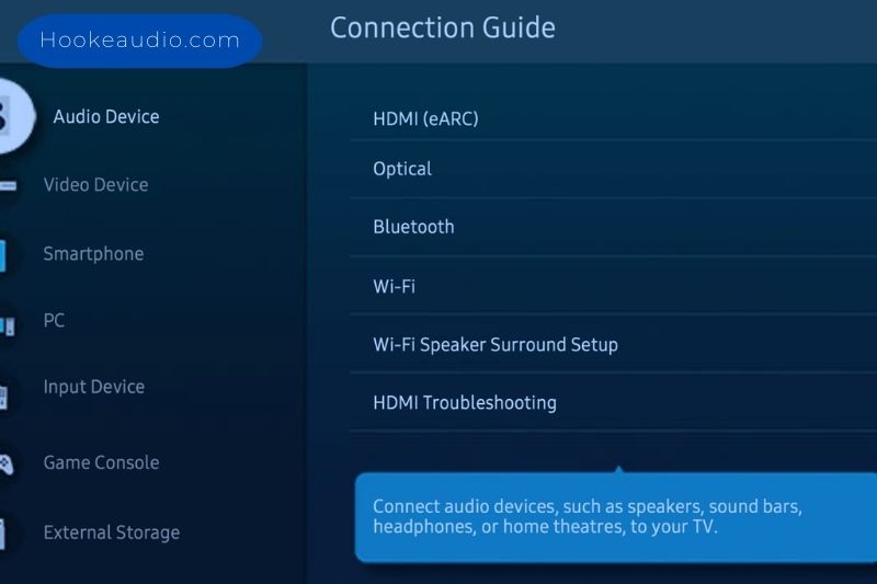 Using Bluetooth to connect samsung tv to speaker