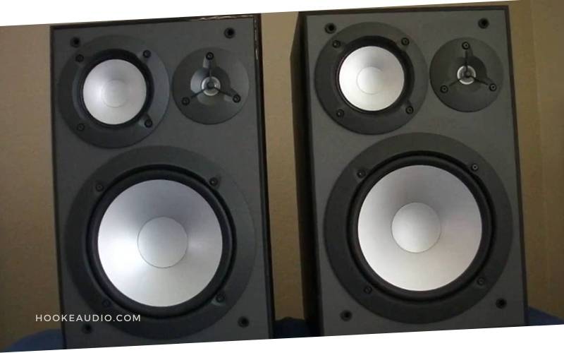 yamaha ns-6490 3-way bookshelf speakers review Design