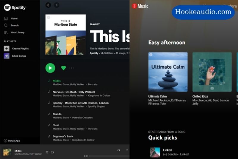 Music Discovery of Spotify and YM
