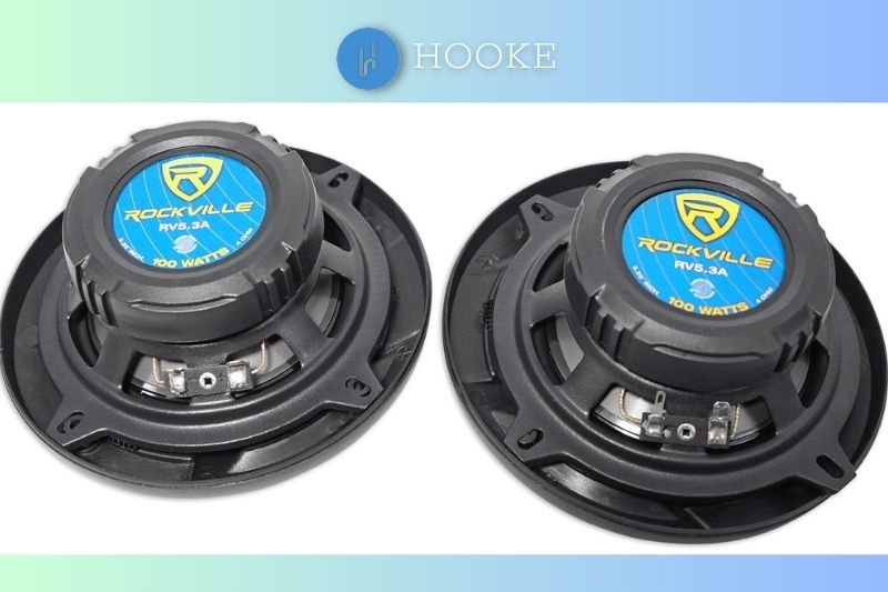 Rockville RV68.3A 6×8 3-Way Car Speakers 1800 Watts