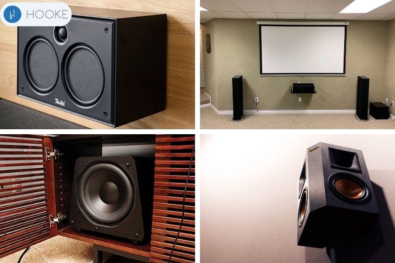 What are The Speaker Types to Mount Inside or On A Wall